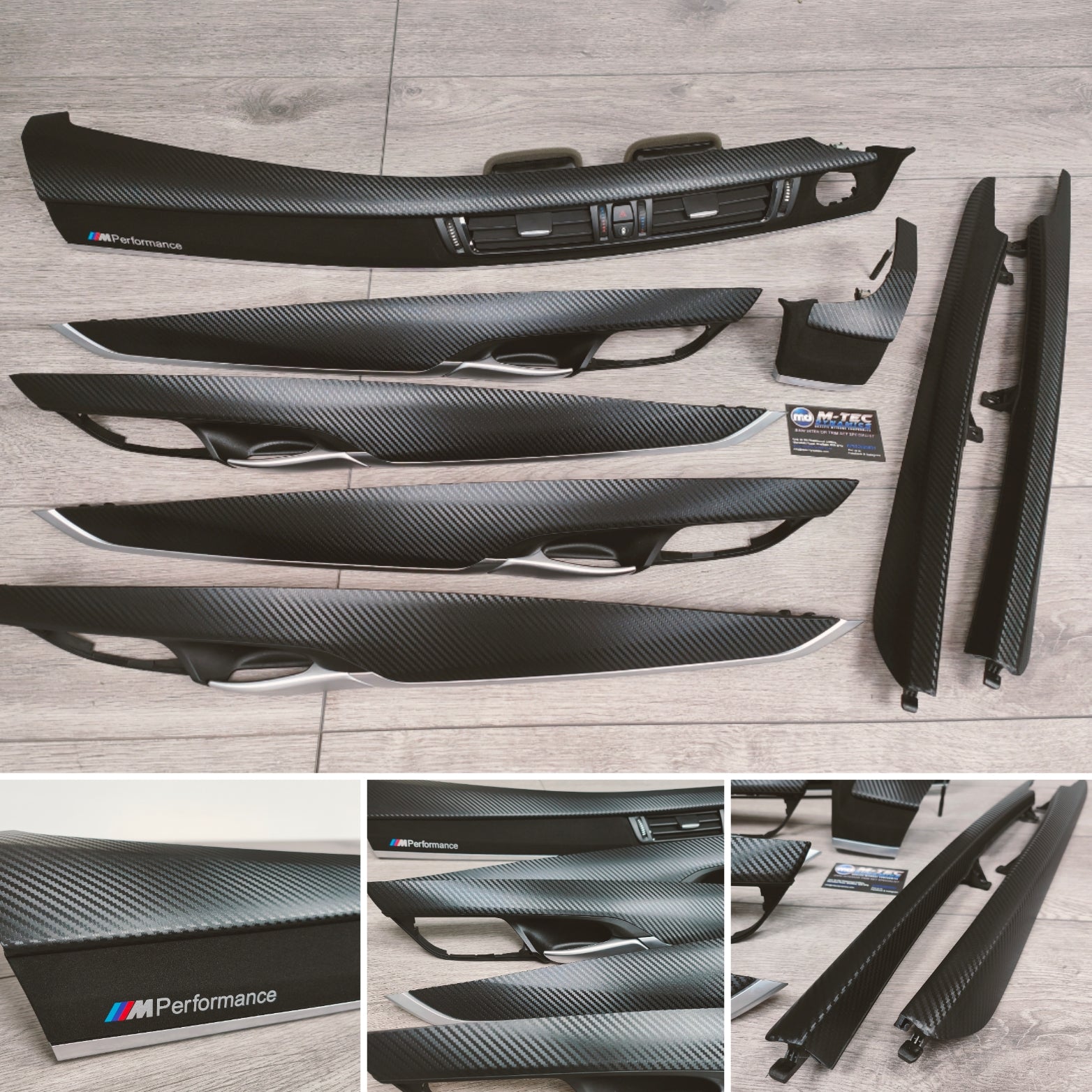 BMW X5 F15 INTERIOR TRIM SET - PERFORMANCE STYLE 3D CARBON / ALCANTARA