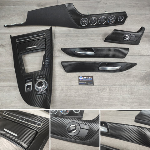 BMW Z4 E89 INTERIOR TRIM SET - TEXTURED PREMIUM BLACK CARBON