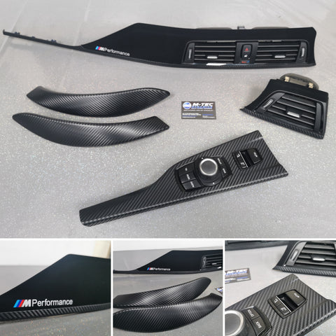 BMW F33 CONVERTIBLE PERFORANCE STYLE INTERIOR TRIM SET - 3D CARBON