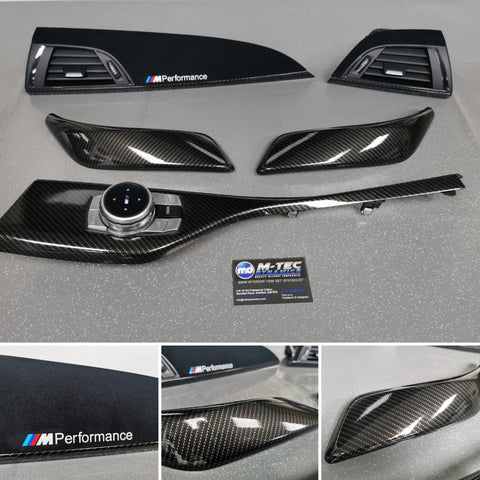 BMW F21 F22 INTERIOR TRIM SET - PERFORMANCE STYLE / HIGH GLOSS CARBON / ALCANTARA (MTD-HG)