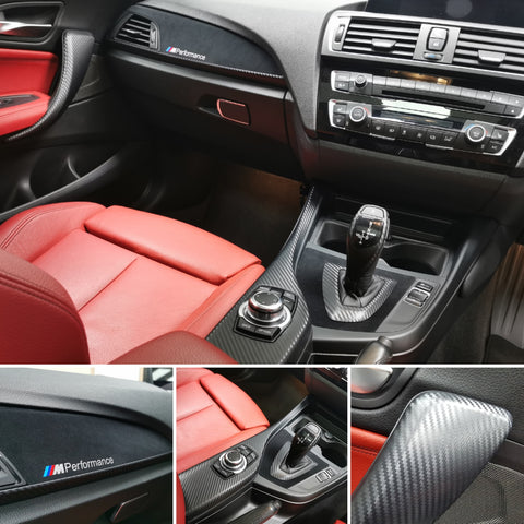 BMW F20 F21 F22 F23 PERFORMANCE STYLE INTERIOR TRIM SET - 3D CARBON - WRAPPING SERVICE