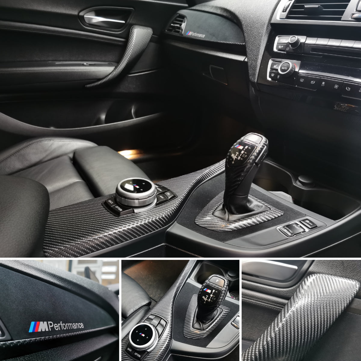 WRAPPING SERVICE - BMW F20 F21 F22 F23 PERFORMANCE STYLE INTERIOR TRIM SET - 4D CARBON / ALCANTARA