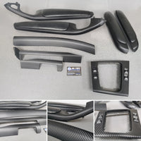 BMW E46 COUPE INTERIOR TRIM SET - 3D BLACK CARBON