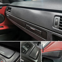 WRAPPING SERVICE - BMW E90 E91 E92 E93 INTERIOR TRIM SET - 4D CARBON