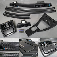 BMW E92 COUPE INTERIOR TRIM SET - BLACK 4D CARBON - CIC LCI I-DRIVE