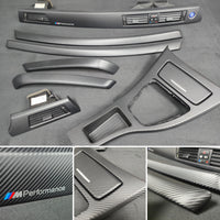 BMW E90 E91 INTERIOR TRIM SET - 3D BLACK CARBON