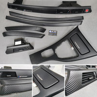 BMW E90 E91  INTERIOR TRIM SET - BLACK 3D CARBON - CIC LCI I-DRIVE