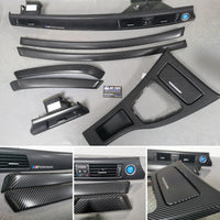 BMW E90 E91 INTERIOR TRIM SET - 4D BLACK CARBON