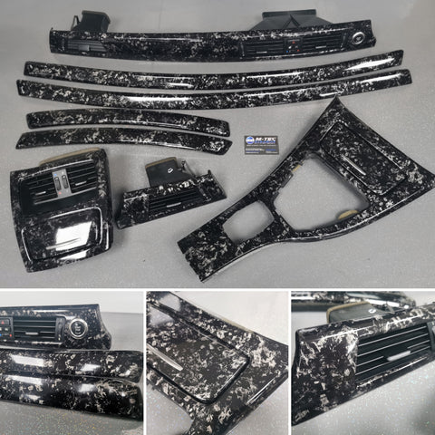 BMW E90 CIC CUSTOM GLOSSY FORGED CARBON INTERIOR TRIM SET
