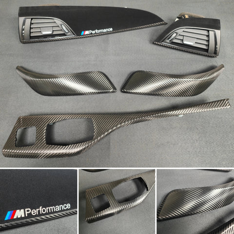 BMW F23 CONVERTIBLE PERFORMANCE STYLE INTERIOR TRIM SET - TEXTURED CARBON