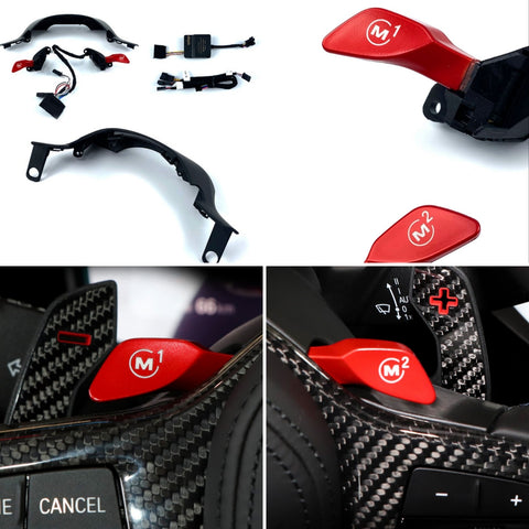 BMW G-SERIES RED M1/M2 MODE SWITCH STEERING WHEEL BUTTONS RETROFIT