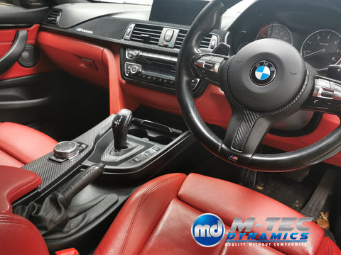 BMW F32 COUPE PERFORMANCE STYLE INTERIOR TRIM SET - 3D CARBON