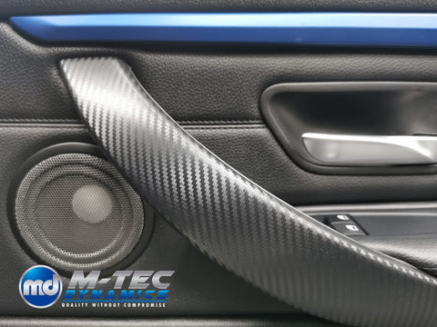 BMW F33 CONVERTIBLE INTERIOR TRIM SET - 3D CARBON / BLUE ACCENT