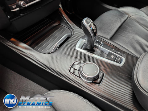 BMW X3 F25 INTERIOR TRIM SET - TEXTURED GLOSSY BLACK CARBON