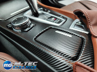 WRAPPING SERVICE - BMW F10 F11 INTERIOR TRIM SET - TEXTURED GLOSSY BLACK CARBON (MTD-TEX)