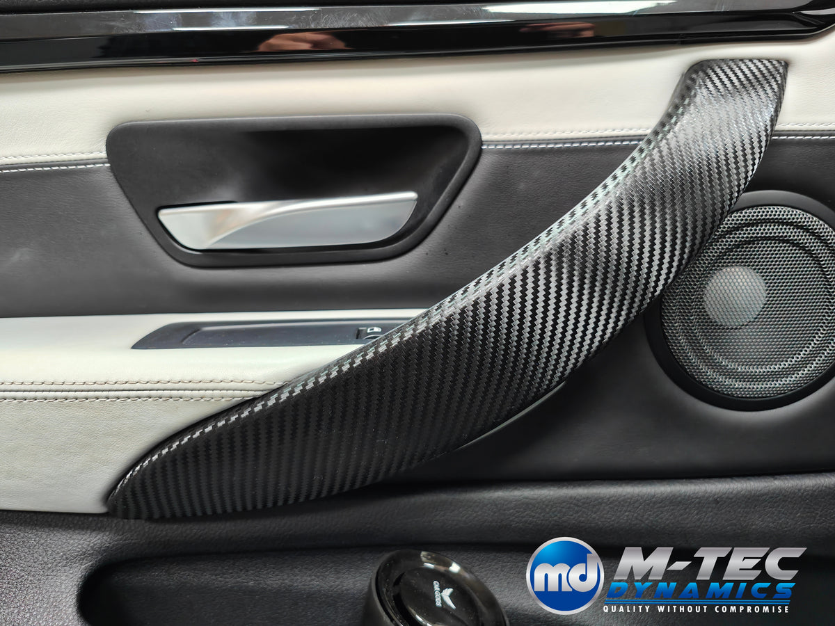 WRAPPING SERVICE - BMW F8X M3 / M4 INTERIOR TRIM SET - TEXTURED CARBON - F80 F82 F83