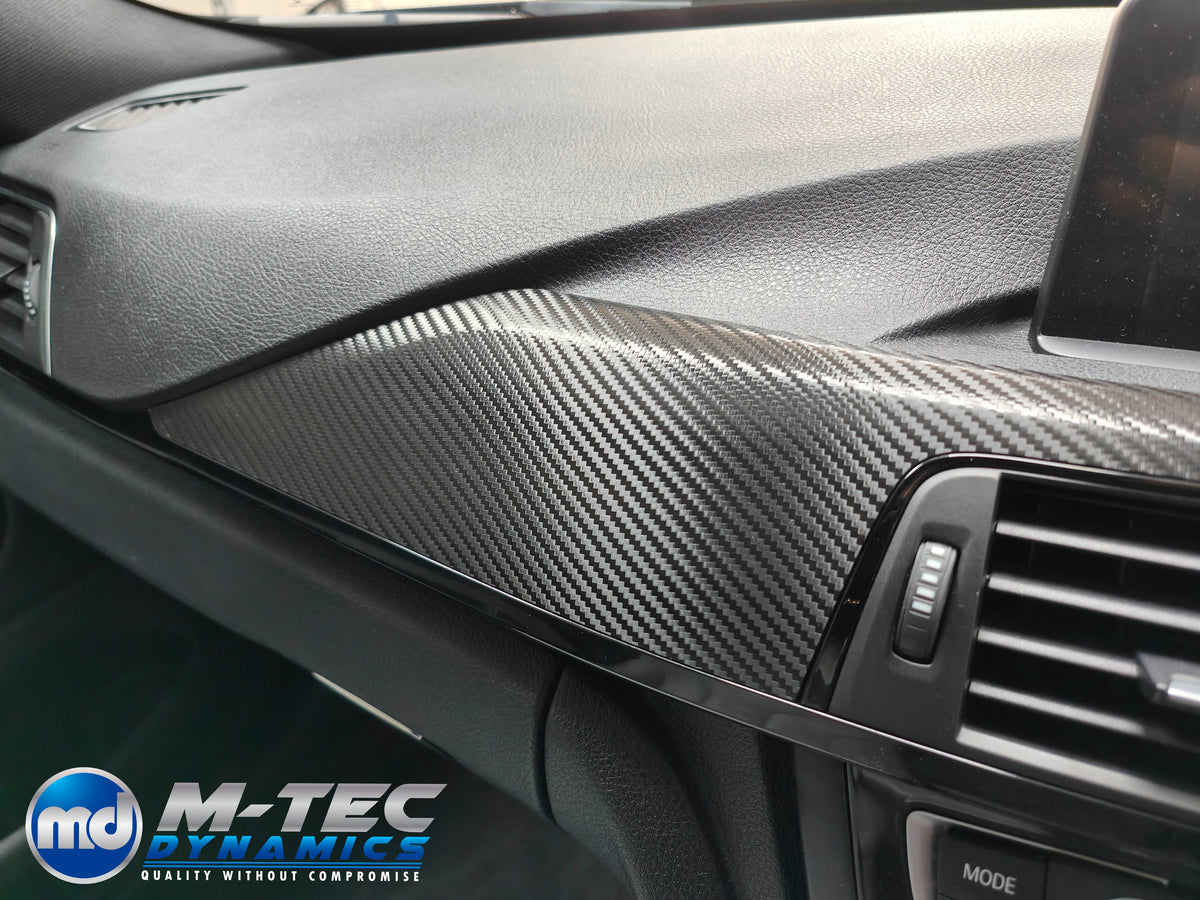 WRAPPING SERVICE - BMW F8X M3 / M4 INTERIOR TRIM SET - TEXTURED CARBON - F80 F82 F83
