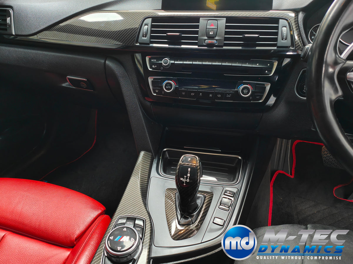 WRAPPING SERVICE - BMW F3X INTERIOR TRIM SET - HIGH GLOSS CARBON - (F30 F31 F32 F33 F36)