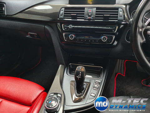 WRAPPING SERVICE - BMW F3X INTERIOR TRIM SET - HIGH GLOSS CARBON (MTD-HG) - F30 F31 F32 F33 F36