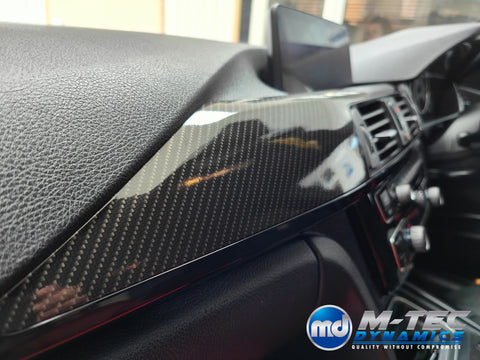 WRAPPING SERVICE - BMW F3X INTERIOR TRIM SET - HIGH GLOSS CARBON (MTD-HG) - F30 F31 F32 F33 F36