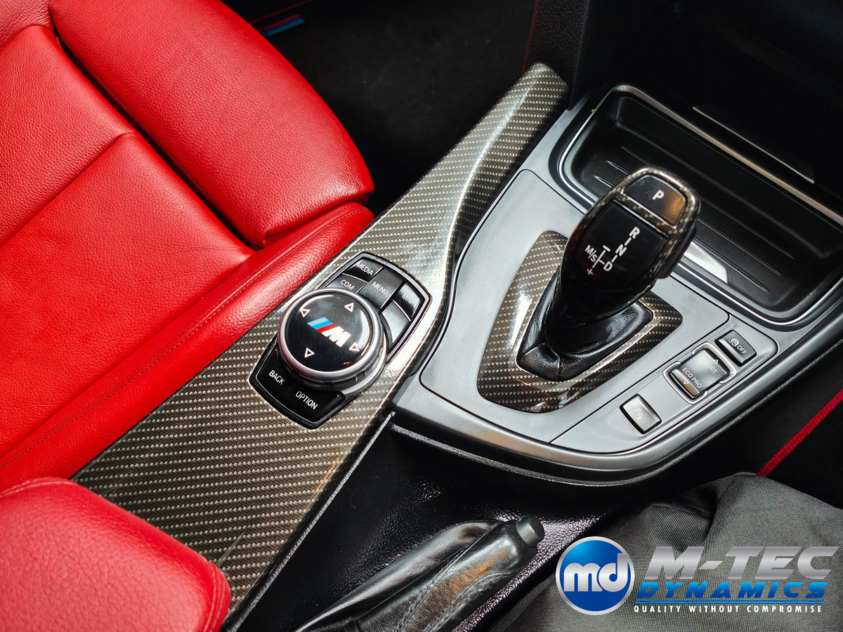 WRAPPING SERVICE - BMW F3X INTERIOR TRIM SET - HIGH GLOSS CARBON - (F30 F31 F32 F33 F36)