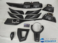 WRAPPING SERVICE - BMW F20 F21 F22 F23 LCI-2 INTERIOR TRIM SET - TEXTURED CARBON