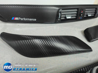 BMW F21 F22 LCI-2 INTERIOR TRIM SET - TEXTURED CARBON / GLOSS BLACK ACCENT