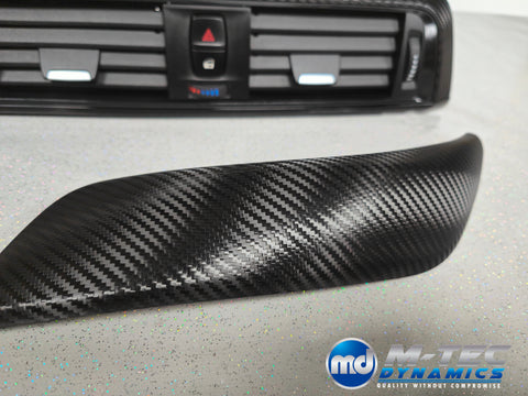 BMW F21 F22 LCI-2 INTERIOR TRIM SET - PREMIUM TEXTURED BLACK CARBON