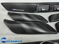 BMW F20 LCI-2 INTERIOR TRIM SET - TEXTURED CARBON / GLOSS BLACK ACCENT