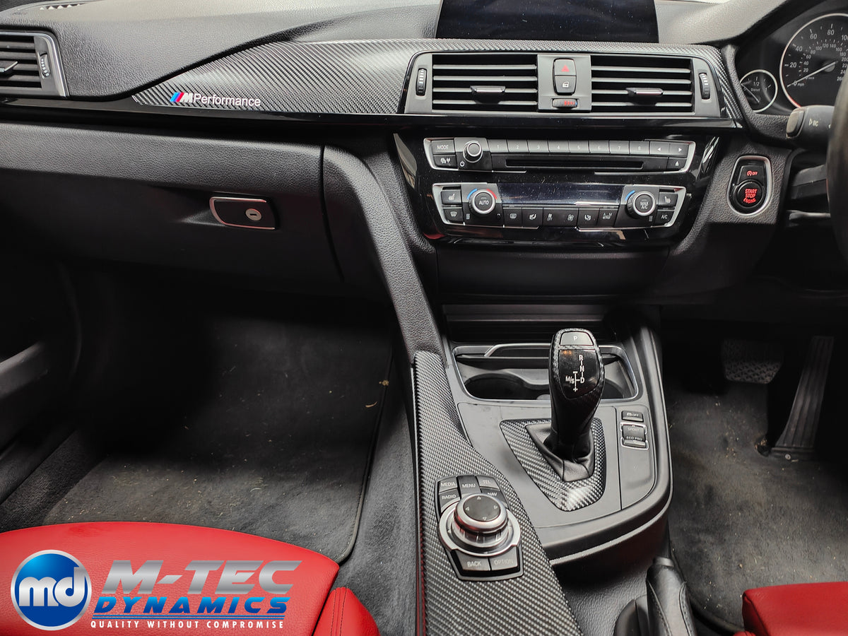 WRAPPING SERVICE - BMW F3X INTERIOR TRIM SET - 4D CARBON - (F30 F31 F32 F33 F36)