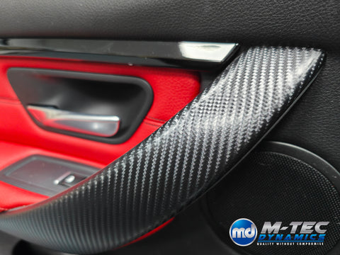 WRAPPING SERVICE - BMW F30 F31 F32 F33 F36 INTERIOR TRIM SET - 4D CARBON