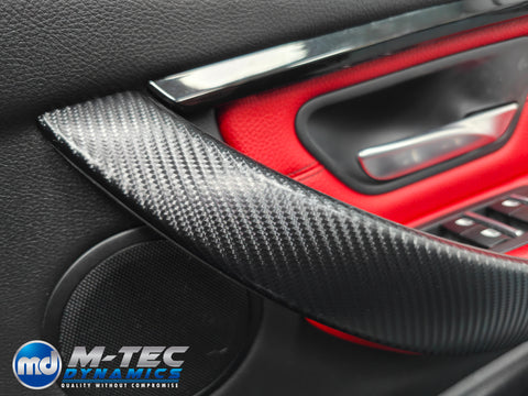 WRAPPING SERVICE - BMW F30 F31 F32 F33 F36 INTERIOR TRIM SET - 4D CARBON