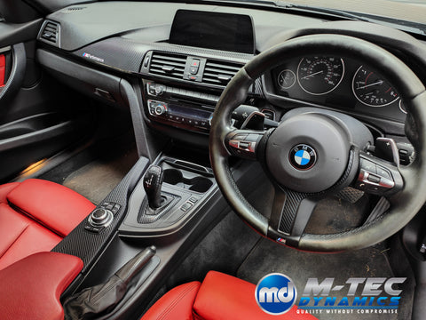 WRAPPING SERVICE - BMW F30 F31 F32 F33 F36 INTERIOR TRIM SET - 4D CARBON