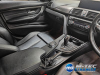 WRAPPING SERVICE - BMW F3X INTERIOR TRIM SET - TEXTURED CARBON / GLOSS BLACK ACCENT - (F30 F31 F32 F33 F36)