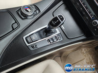 WRAPPING SERVICE - BMW 6-SERIES F12 F13 INTERIOR TRIM SET - TEXTURED GLOSSY BLACK CARBON (MTD-TEX)