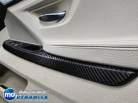 WRAPPING SERVICE - BMW 6-SERIES F12 F13 INTERIOR TRIM SET - TEXTURED GLOSSY BLACK CARBON (MTD-TEX)
