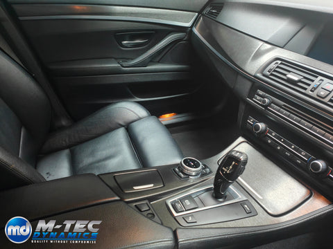 WRAPPING SERVICE - BMW F10 F11 INTERIOR TRIM SET - BLACK BRUSHED ALUMINIUM