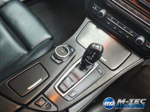 WRAPPING SERVICE - BMW F10 F11 INTERIOR TRIM SET - BLACK BRUSHED ALUMINIUM