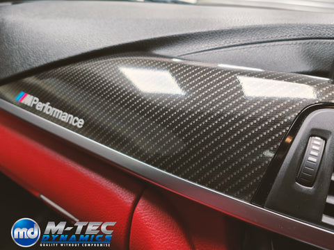 WRAPPING SERVICE - BMW F3X INTERIOR TRIM SET - HIGH GLOSS CARBON (MTD-HG) - F30 F31 F32 F33 F36