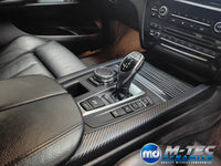 WRAPPING SERVICE - BMW X5 F15 INTERIOR TRIM SET - PERFORMANCE STYLE 3D CARBON / ALCANTARA / GLOSS BLACK ACCENTS
