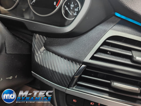 BMW X5 F15 INTERIOR TRIM SET - PERFORMANCE STYLE 3D CARBON / ALCANTARA / GLOSS BLACK ACCENTS