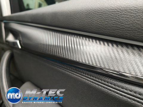 WRAPPING SERVICE - BMW X5 F15 INTERIOR TRIM SET - PERFORMANCE STYLE 3D CARBON / ALCANTARA / GLOSS BLACK ACCENTS