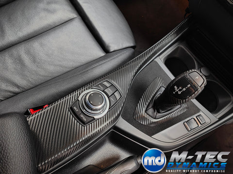 WRAPPING SERVICE - BMW F2X INTERIOR TRIM SET - PERFORMANCE STYLE / DEEP TEXTURED GLOSSY CARBON (MTD-TEX) - F20 F21 F22 F23