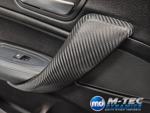 WRAPPING SERVICE - BMW F2X INTERIOR TRIM SET - PERFORMANCE STYLE / DEEP TEXTURED GLOSSY CARBON (MTD-TEX) - F20 F21 F22 F23