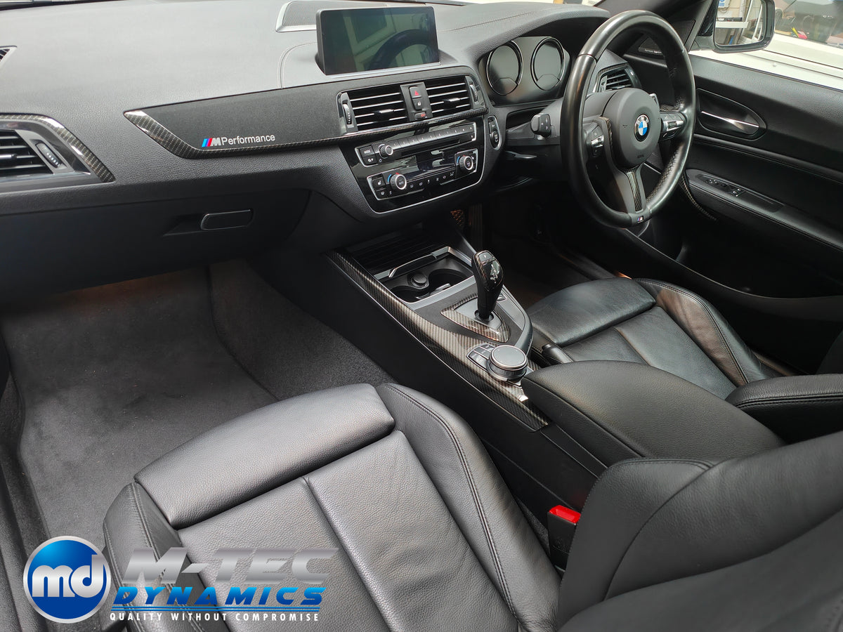 WRAPPING SERVICE - BMW F20 F21 F22 F23 LCI-2 PERFORMANCE STYLE INTERIOR TRIM SET - HIGH GLOSS CARBON