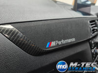 WRAPPING SERVICE - BMW F20 F21 F22 F23 LCI-2 PERFORMANCE STYLE INTERIOR TRIM SET - HIGH GLOSS CARBON