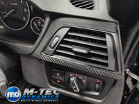 WRAPPING SERVICE - BMW F36 GRAN COUPE INTERIOR TRIM SET & DOOR ACCENTS - PERFORMANCE STYLE / DEEP TEXTURED GLOSSY CARBON (MTD-TEX)