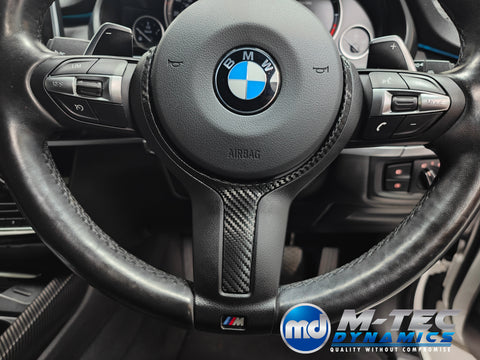 BMW X5 F15 INTERIOR TRIM SET WRAPPING SERVICE - DEEP TEXTURED GLOSSY BLACK CARBON