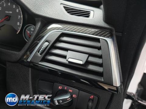 WRAPPING SERVICE - BMW M3 / M4 INTERIOR TRIM SET - HIGH GLOSS CARBON (MTD-HG) - F80 F82