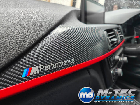 BMW F3X CUSTOM INTERIOR TRIM SET & SEAT BELT PACKAGE (RED) - F30 F31 F32 F33 F36